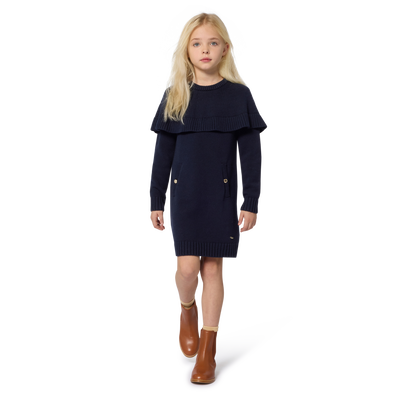 Knit cape dress CHLOE GIRL