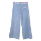 Wide embroidered cotton jeans BILLIEBLUSH 
                    GIRL
