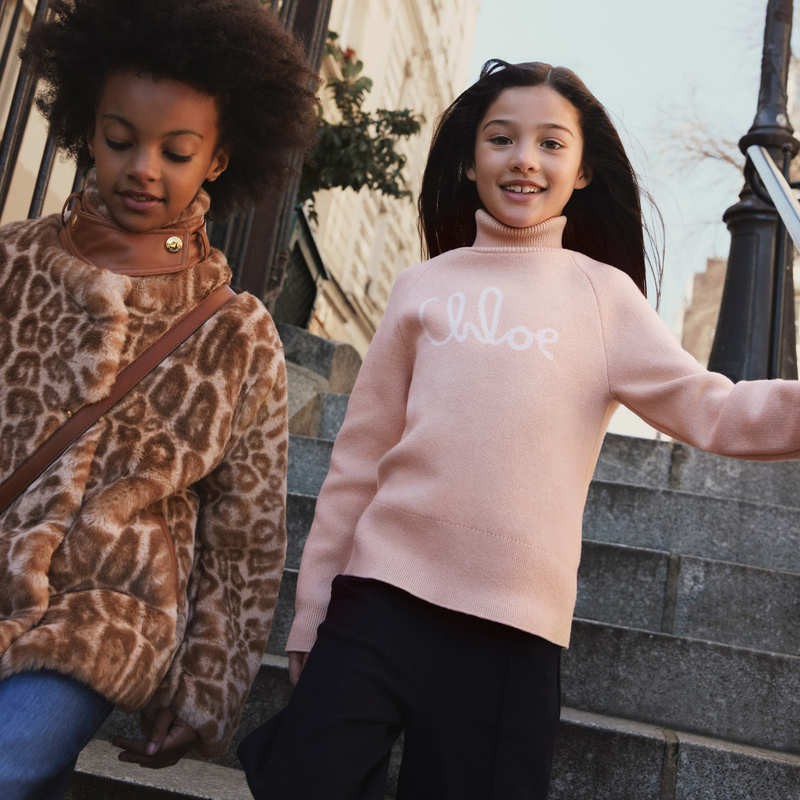 Jacket with leopard print CHLOE 
                        GIRL