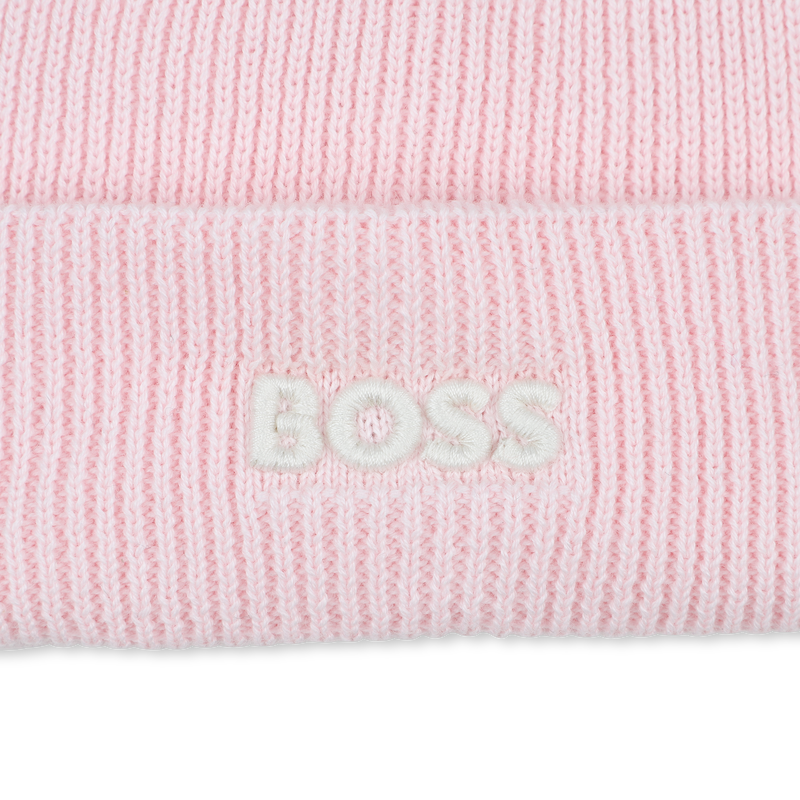 Knitted hat with pompom BOSS 
                    GIRL