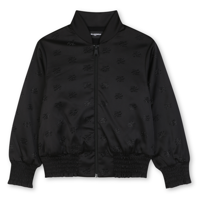 Satin cardigan KARL LAGERFELD KIDS 
                        GIRL