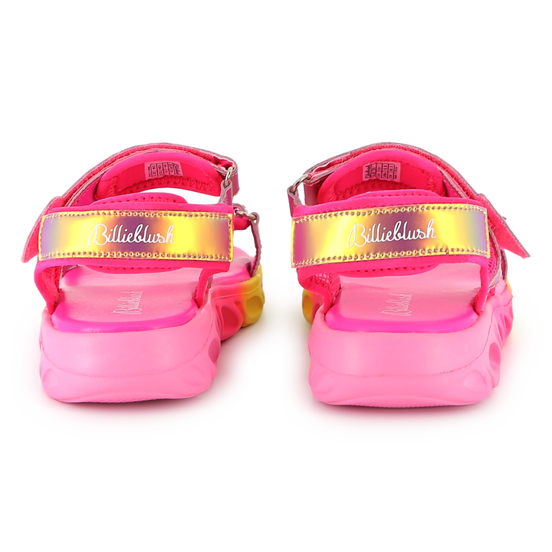 Bi-material sandals