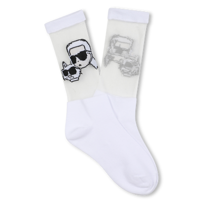 Mid-cut socks KARL LAGERFELD KIDS GIRL