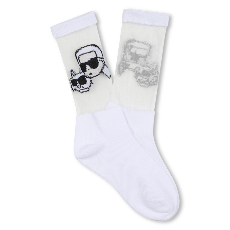 Mid-cut socks KARL LAGERFELD KIDS 
                        GIRL