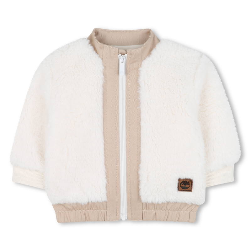 Fleece cardigan with zip-up lining TIMBERLAND 
                    BOY