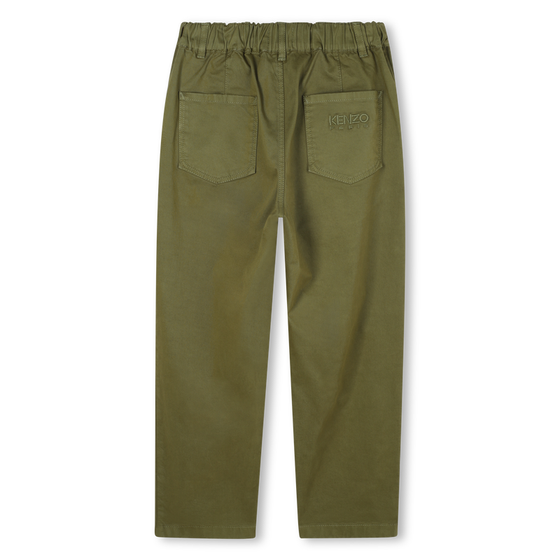 Twill trousers KENZO KIDS 
                    UNISEX