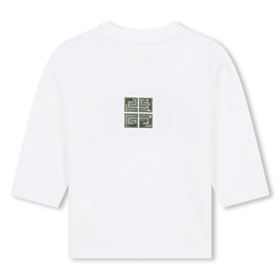 Long-Sleeved Cotton T-Shirt GIVENCHY BOY