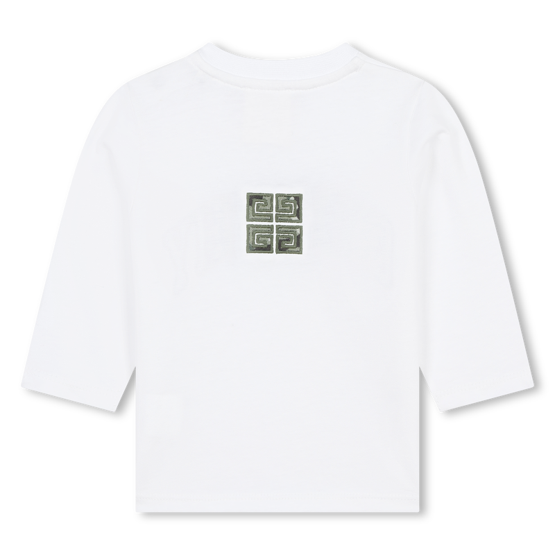 Long-Sleeved Cotton T-Shirt GIVENCHY 
                    BOY