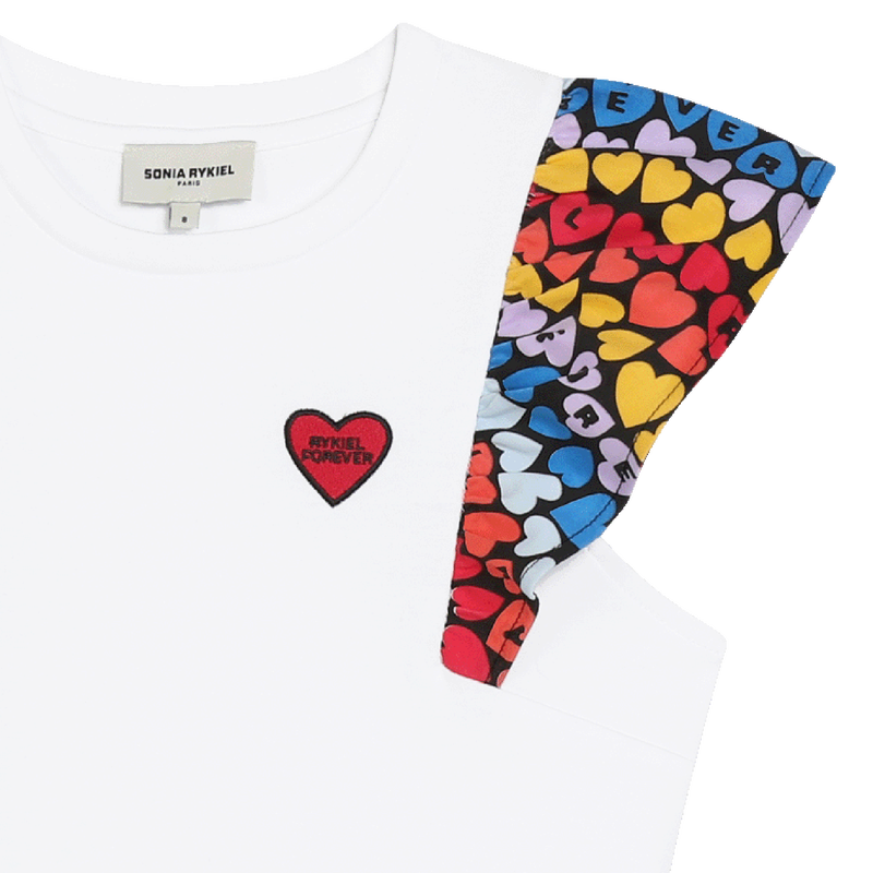 Embroidered Cotton Dress SONIA RYKIEL 
                    GIRL