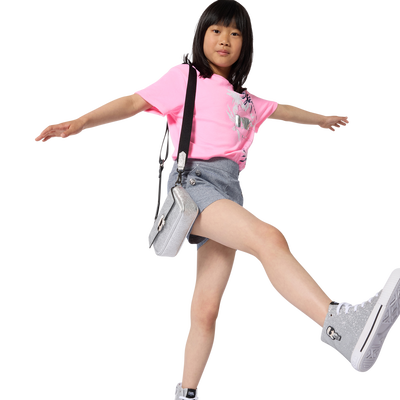 Short-Sleeved T-Shirt KARL LAGERFELD KIDS GIRL