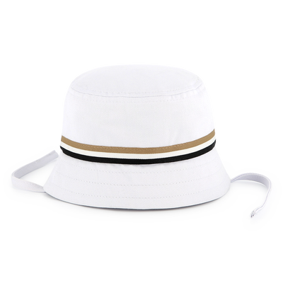 Embroidered sun hat with ties BOSS BOY