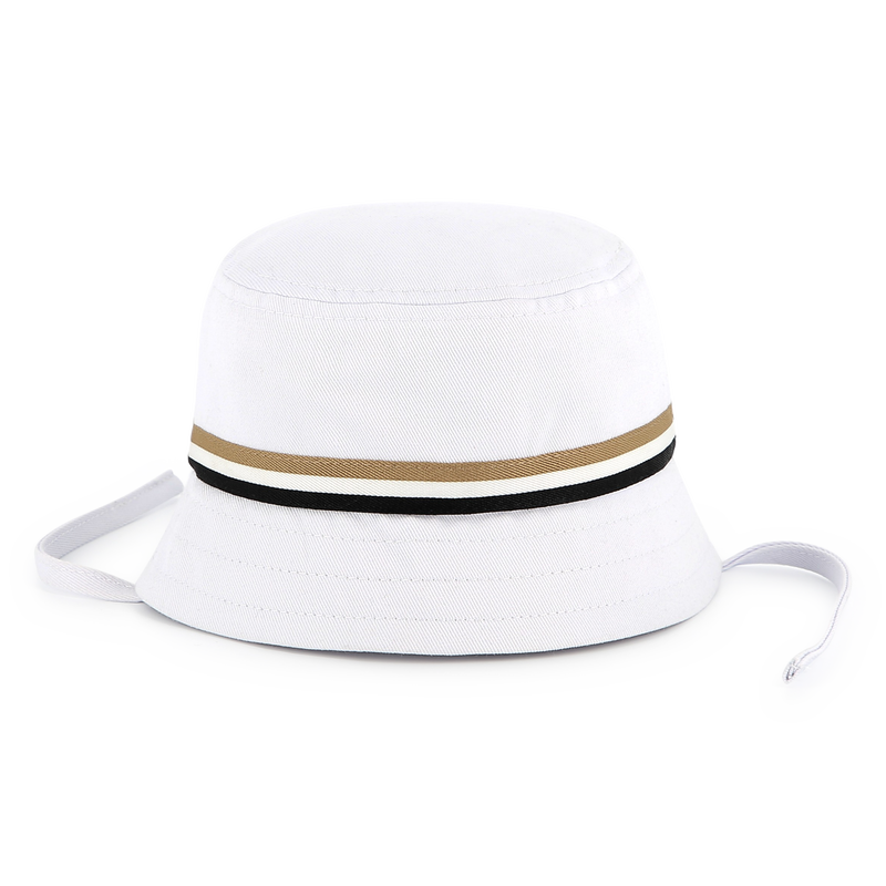 Embroidered sun hat with ties BOSS 
                        BOY