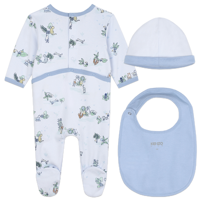 Pajamas, Bib & Hat KENZO KIDS BOY