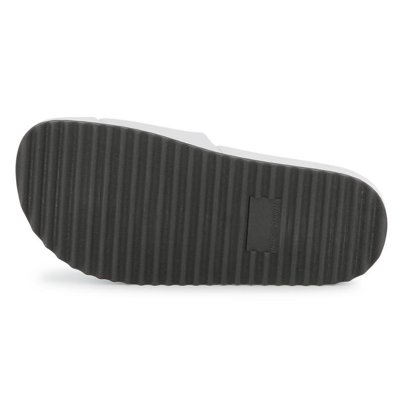 Sliders with raised print KARL LAGERFELD KIDS 
                        GIRL