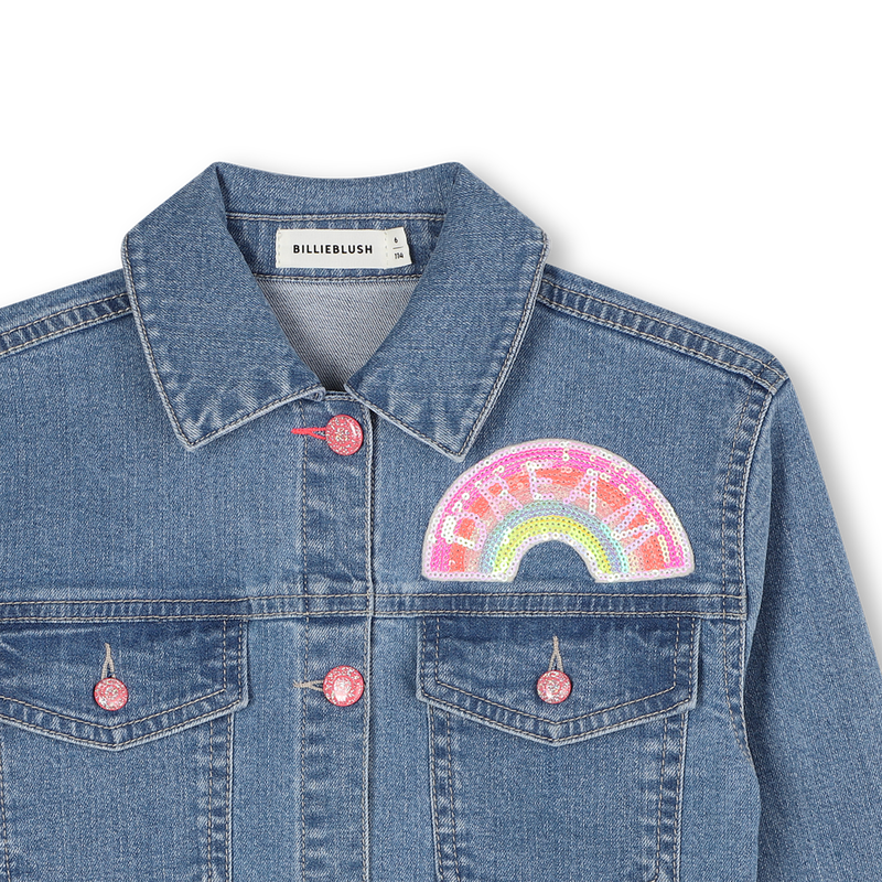 Denim jacket with pockets BILLIEBLUSH 
                        GIRL