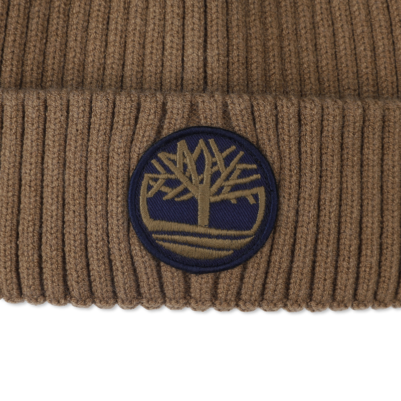 Knitted badge hat with logo TIMBERLAND 
                        BOY