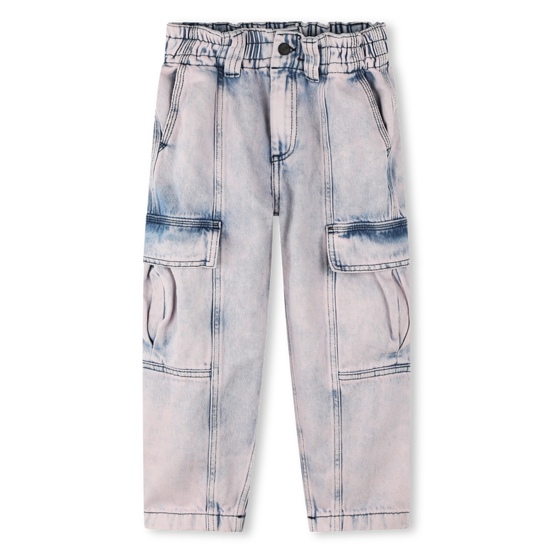 Cotton cargo jeans DKNY 
                    GIRL