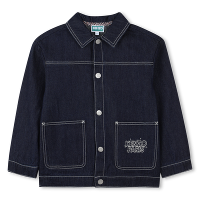 Jacket with snap fastening KENZO KIDS BOY
