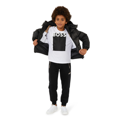 Hugo boss boys coat clearance