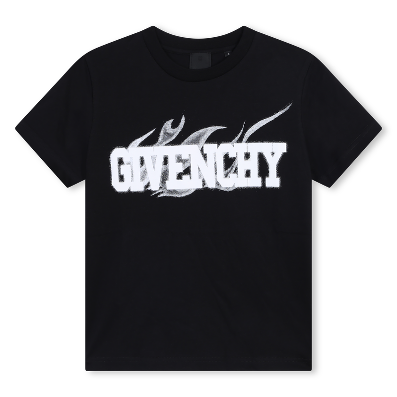 Flame Logo T-Shirt GIVENCHY 
                    BOY