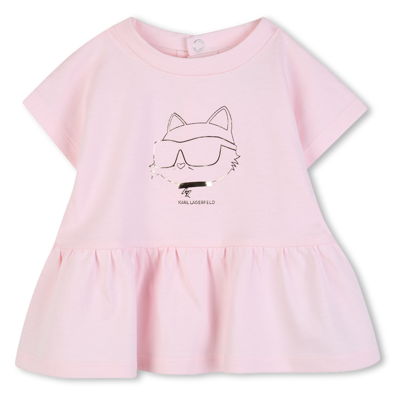 Soft Jersey Outfit Set KARL LAGERFELD KIDS 
                        GIRL