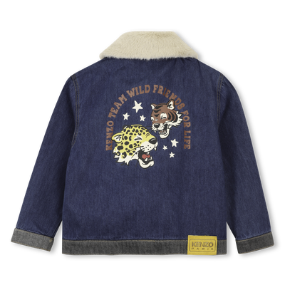 Denim jacket KENZO KIDS GIRL