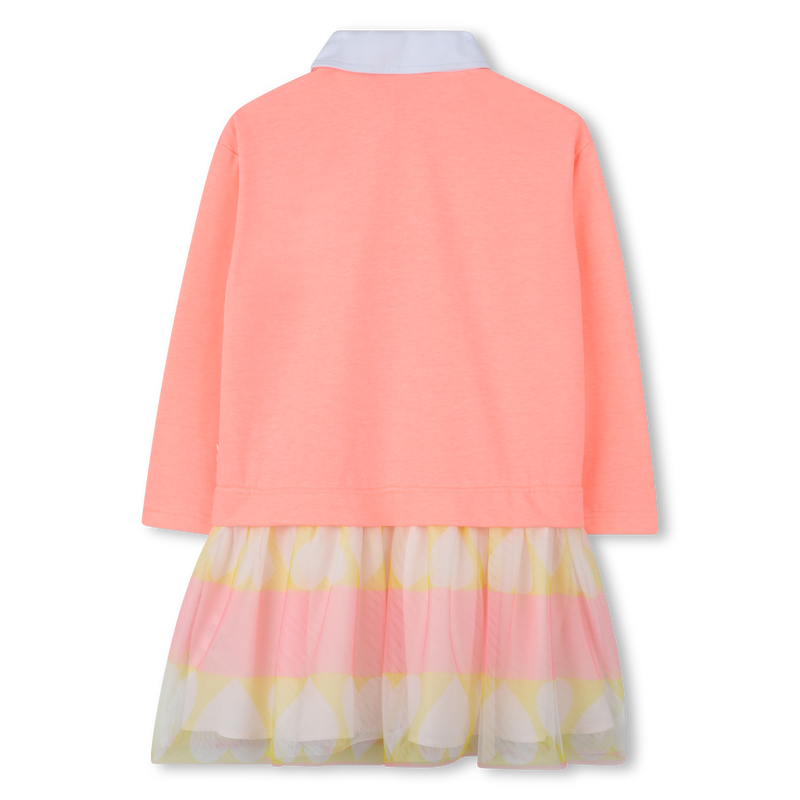 Bi-material dress BILLIEBLUSH 
                        GIRL