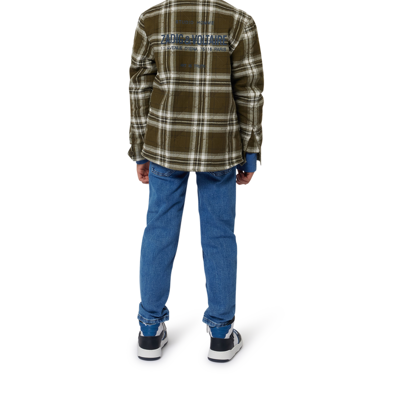 Quilted cotton shirt ZADIG VOLTAIRE 
                        BOY