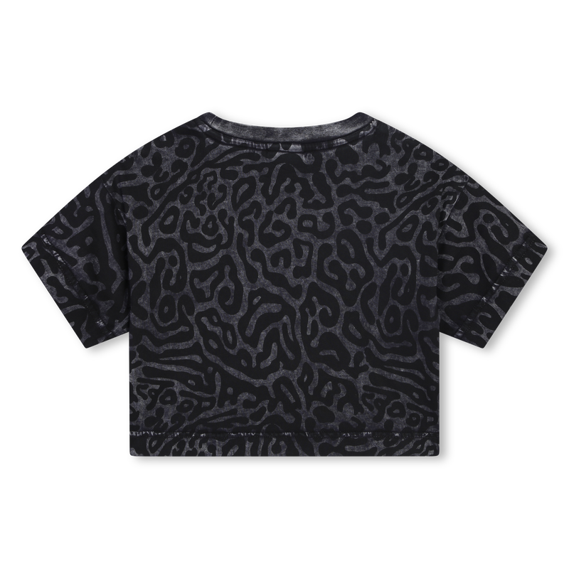 Printed Cotton T-Shirt HUGO 
                        GIRL