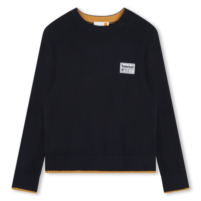Knit Cotton Sweater TIMBERLAND BOY