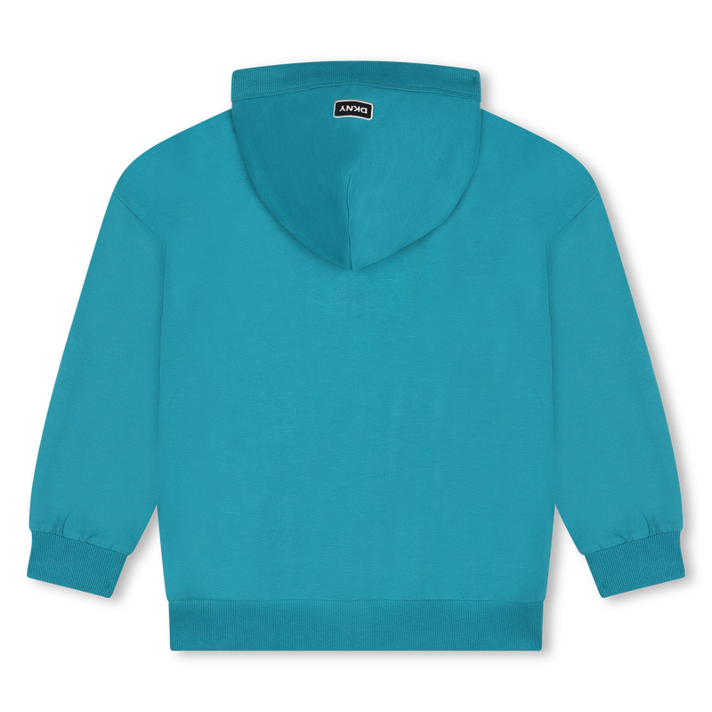 Hooded Fleece Cardigan DKNY 
                    UNISEX