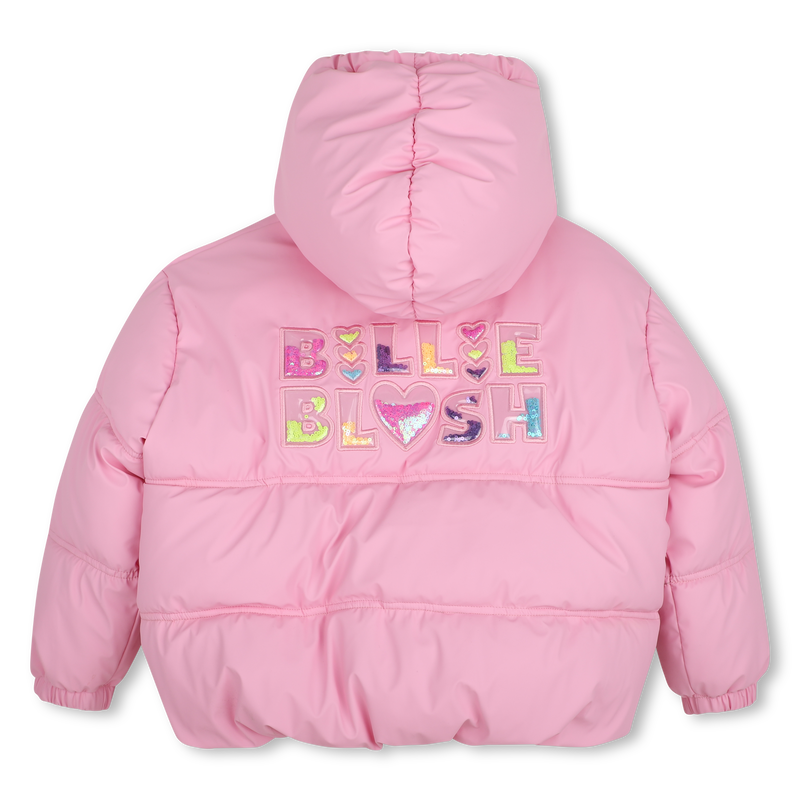 Hooded down jacket BILLIEBLUSH 
                        GIRL