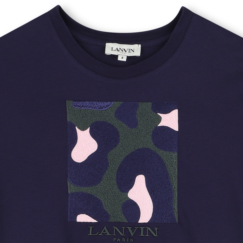 Short-sleeved printed T-shirt LANVIN 
                        GIRL
