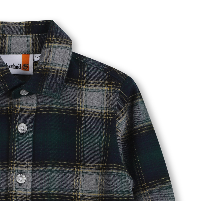 Cotton plaid shirt TIMBERLAND 
                    BOY