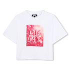 Short-Sleeved T-Shirt, WHITE   PINK, hi-res
