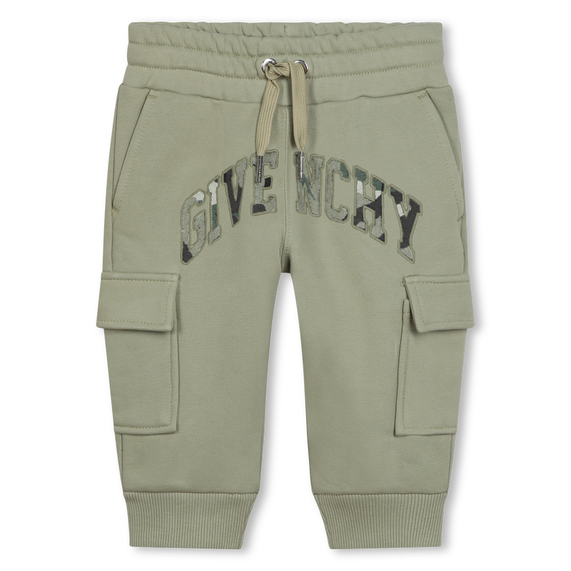 Cotton Fleece Trousers GIVENCHY 
                    BOY