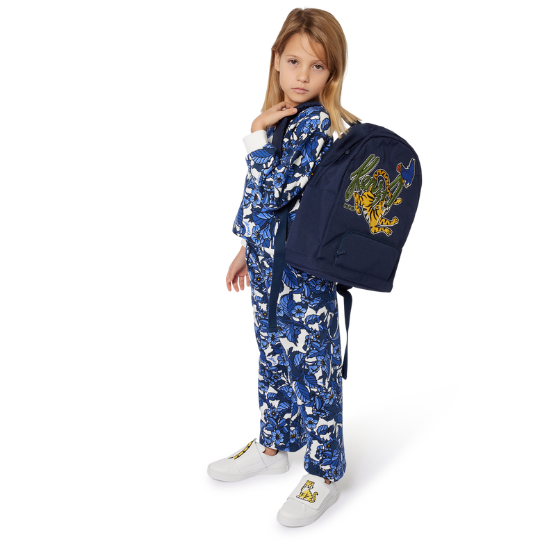 Embroidered Fabric Backpack KENZO KIDS 
                    UNISEX