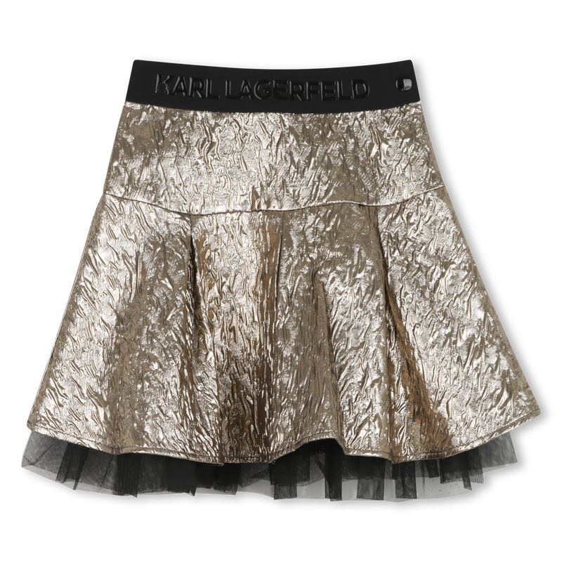 Short skirt KARL LAGERFELD KIDS 
                    GIRL