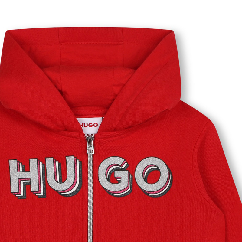 Zip-Up Hooded Sweatshirt HUGO 
                        GIRL