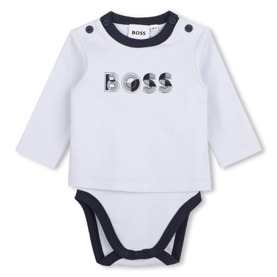 Bodysuit, bib and hat set BOSS BOY