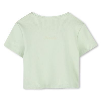 Tシャツ・カットソー GIVENCHY White Cotton Crop Top GIVENCHY Girls' Clothes - Designer Kidswear | Kids around