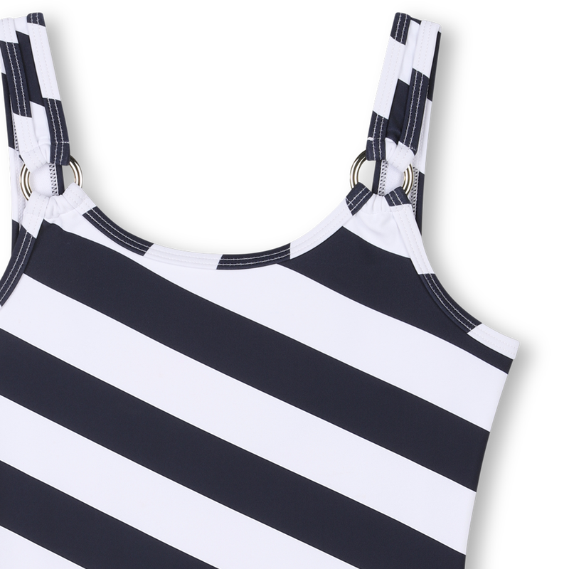 Striped One-piece bathing suit MICHAEL KORS 
                        GIRL