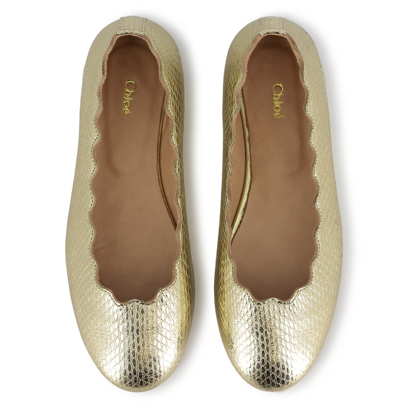 Leather ballet flats CHLOE 
                    GIRL