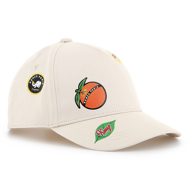 Printed cotton baseball cap KENZO KIDS 
                        UNISEX