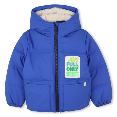 Hooded down jacket BILLIEBLUSH BOY