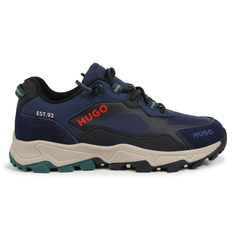 Multi-Material Sneakers HUGO 
                        BOY