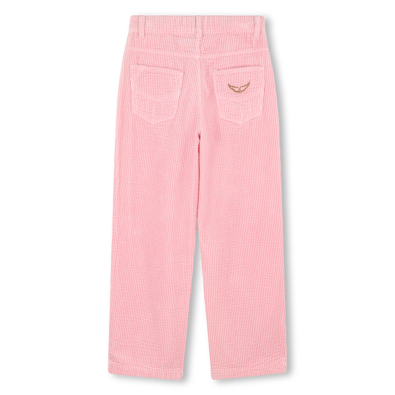 Embroidery velvet trousers ZADIG & VOLTAIRE 
                        GIRL