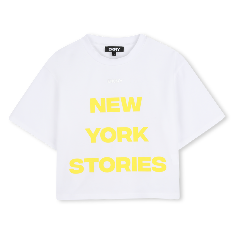 Loose-Fitting Short-Sleeved T-Shirt DKNY 
                        GIRL