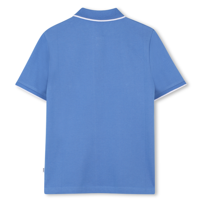 Cotton Piqu&eacute; Polo BOSS 
                        BOY