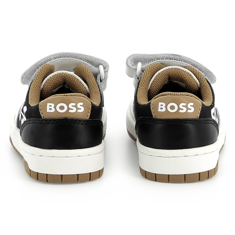 Leather lace-up sneakers BOSS 
                        BOY